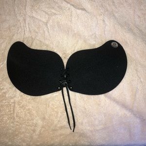 Silicon strapless bra